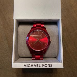 Michael Kors red watch